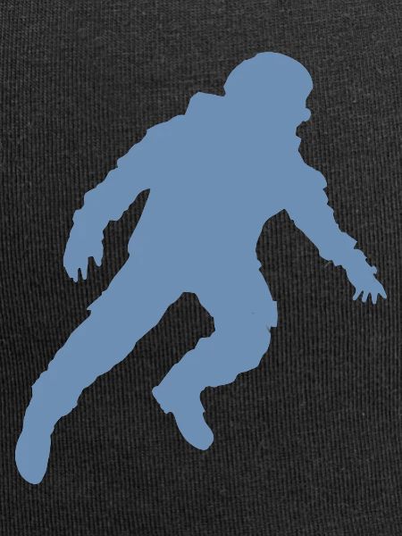 Floating Astronaut Silhouette Weightlessness