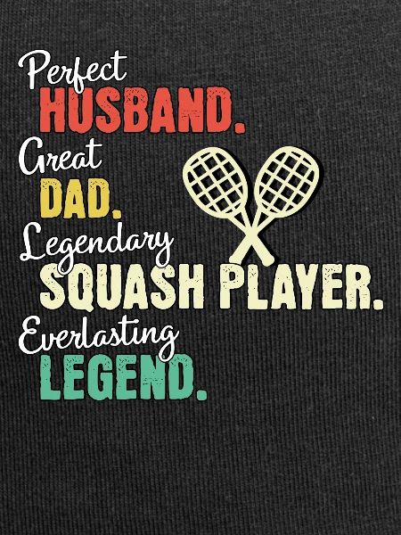Squash player dad