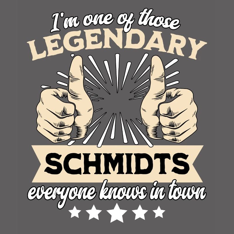 Legendary Schmidt legend