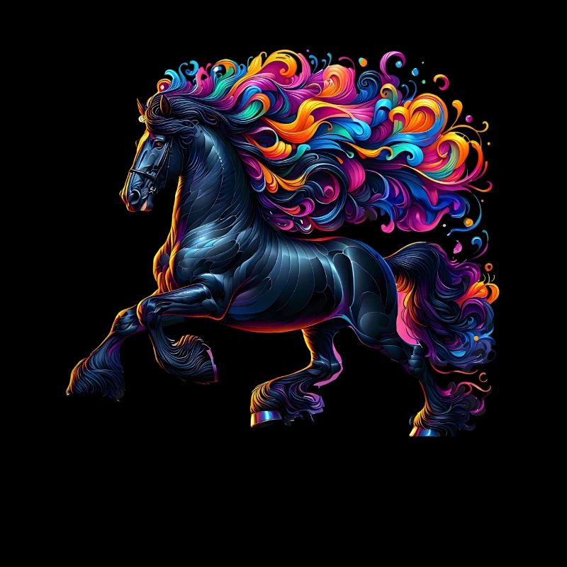 Cheval frison Pferd