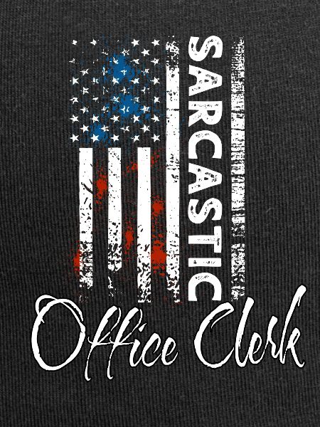 Sarcastic office worker