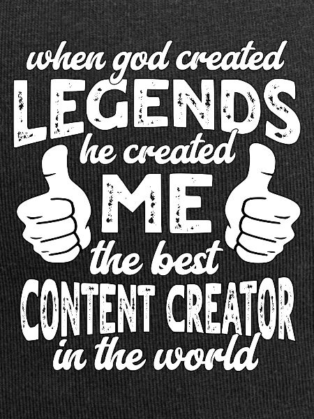 Bester Content Creator Legende