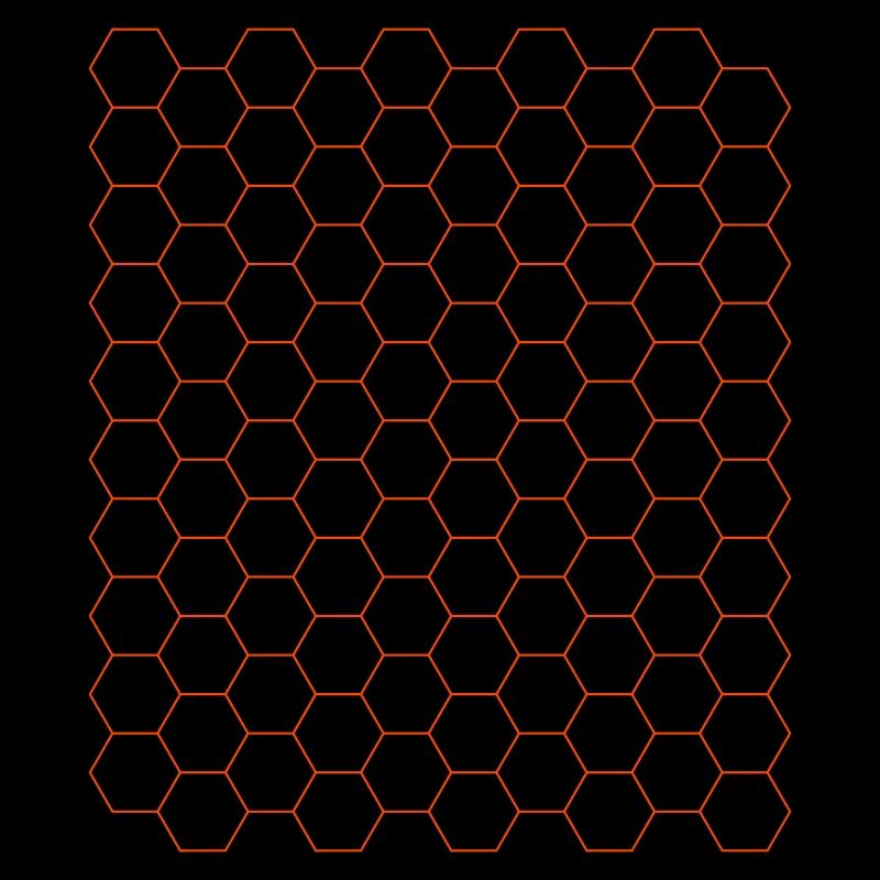 Futuristic Hexagon Pattern Design