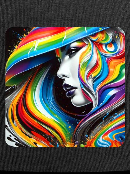 Frau im Graffiti Style