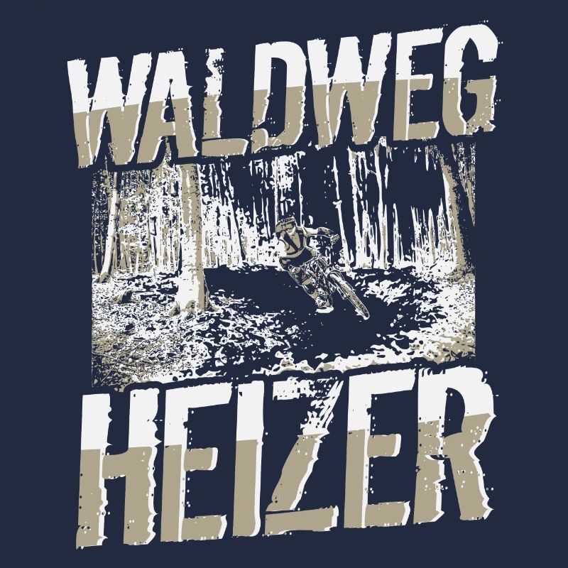 MTB Mountainbiker - Waldweg Heizer