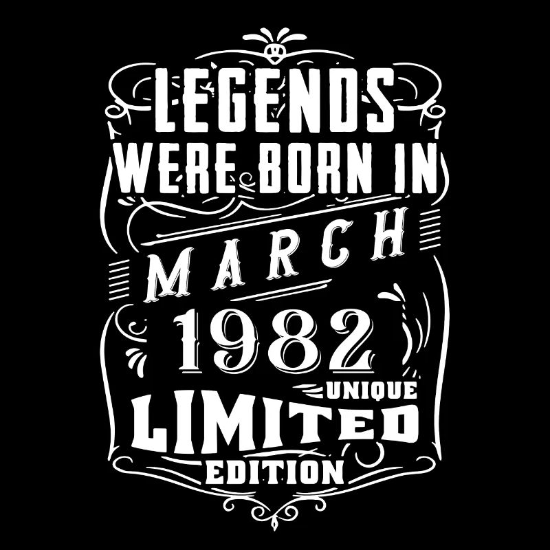 Anniversaire Mars 1982 Année Édition Limitée