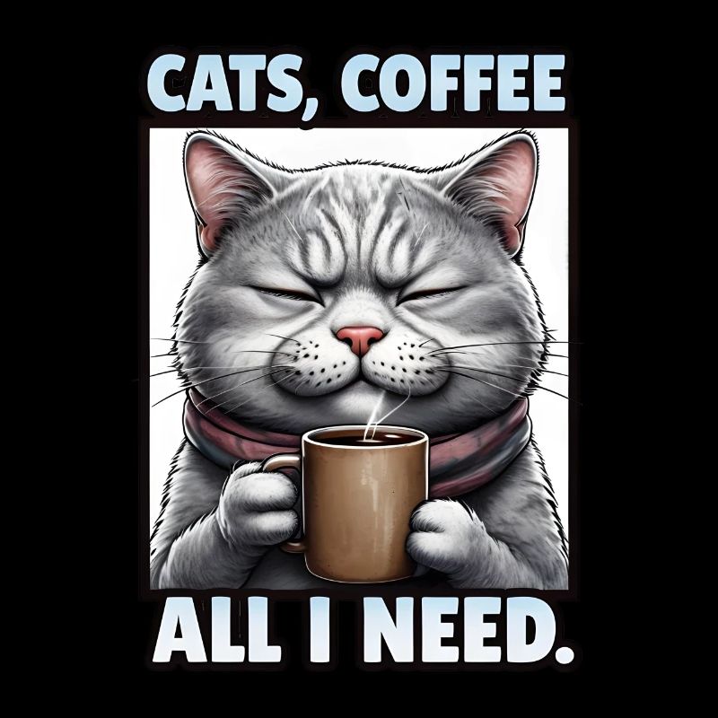 Drôle Chat Art Chat Propriétaire Chats Café