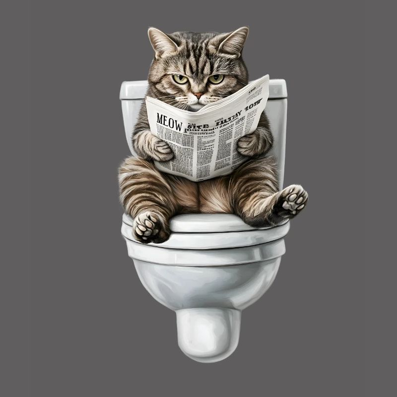 Drôle de chat chat propriétaire de chat Loo Cat Pet
