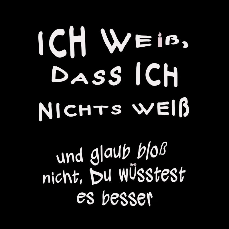 Ich weiß, dass ich nichts weiß