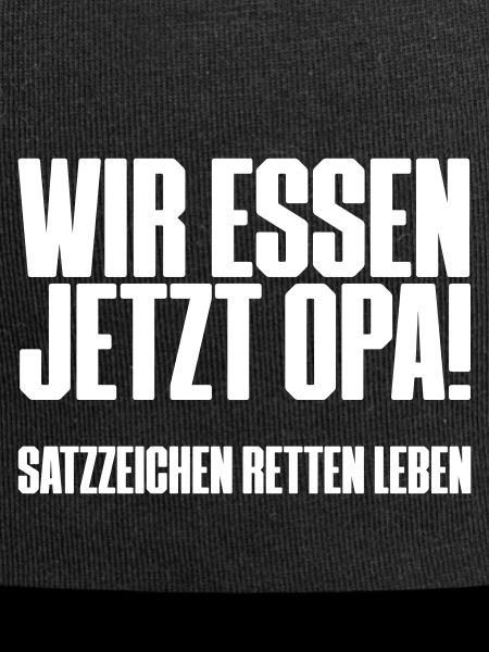 Satzzeichen retten Leben!