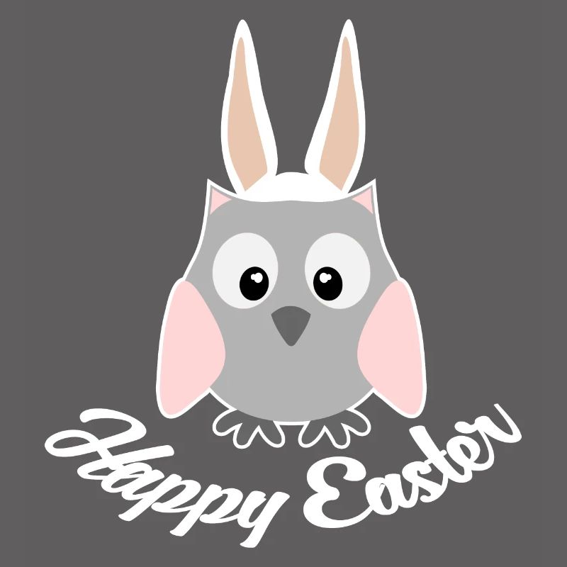 Happy Easter owl eagle owl