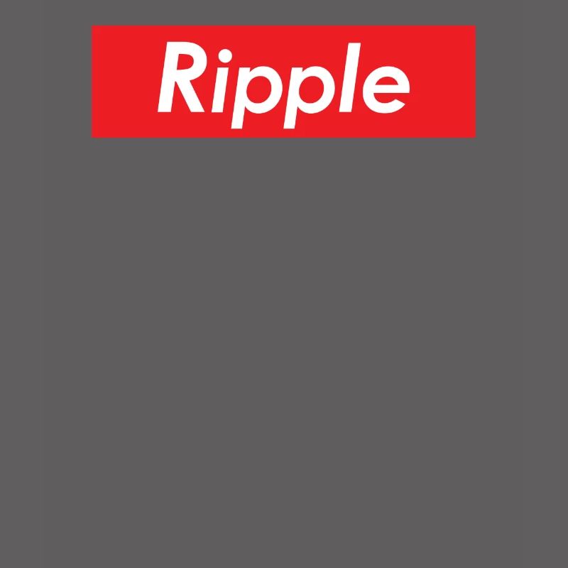 Rectangle rouge Rectangle Cryptocurrency XRP Blockchain