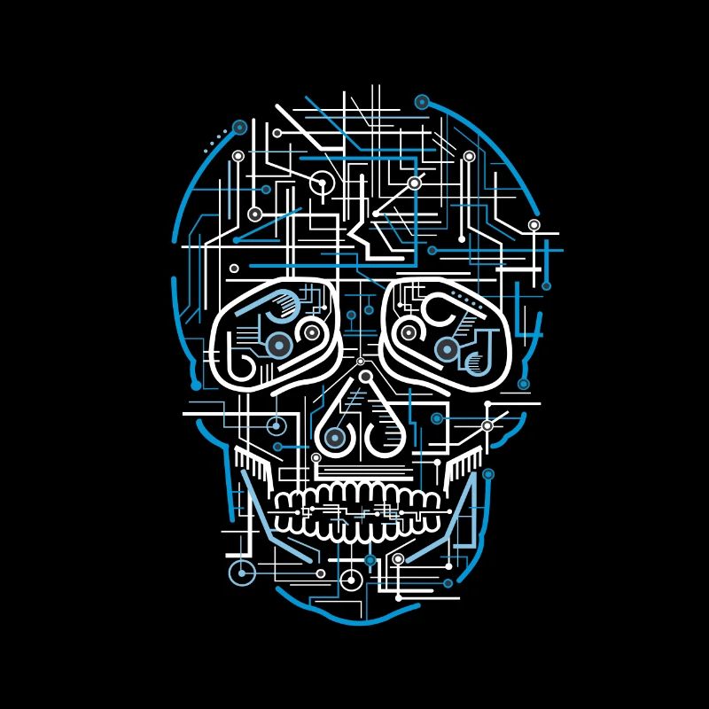 Electric Electronic Skull Skull
