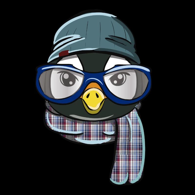Hipster Pinguin