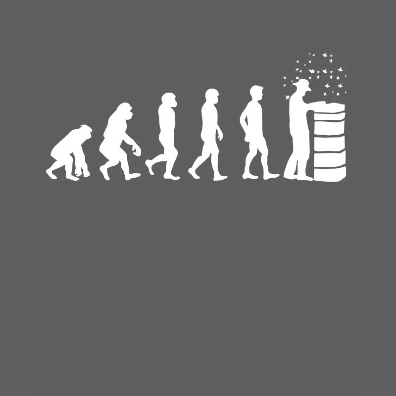 Beekeeper Imker Evolution Shirt Geschenk