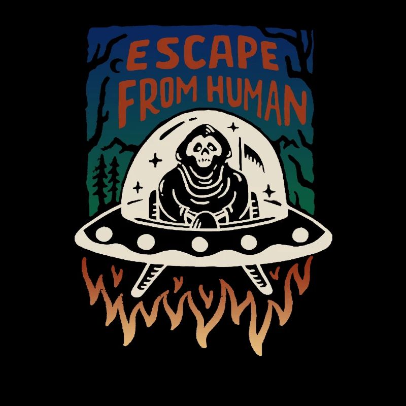 Échapper à l'humain