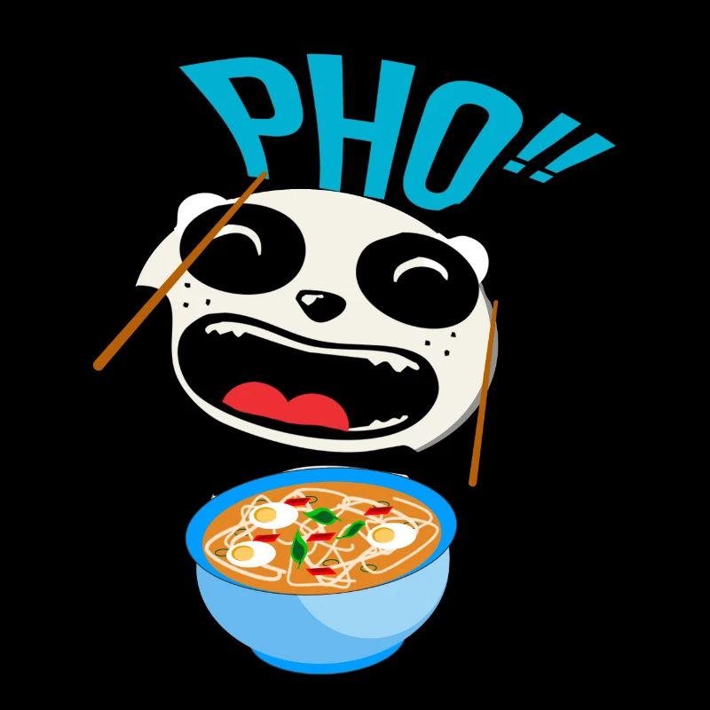 Pho Panda Nudeln Suppe Vietnam I Geschenkidee