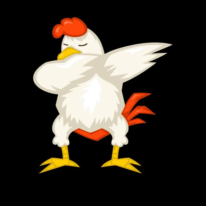 Dabbing dab chicken chickens chicken coop gift
