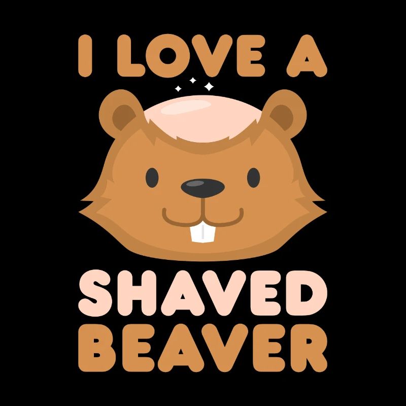 Ich liebe einen rasierten Biber Spruch Geschenk