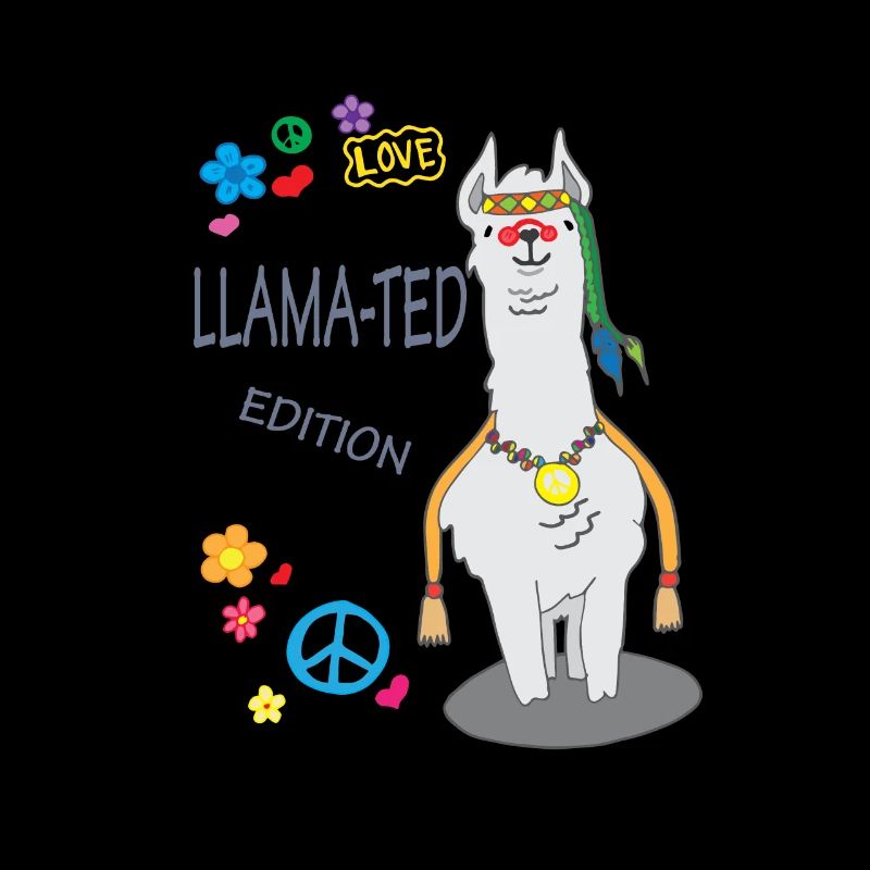 LLAMA-TED - Funny Llama Motif Idée Cadeau Peae
