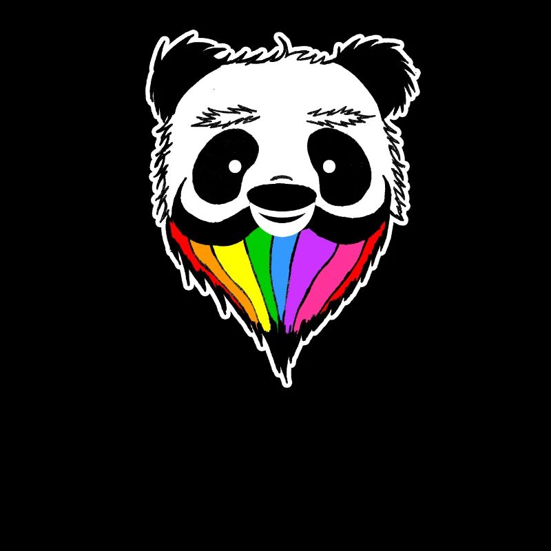 Panda Schwule Lesben Gaypride Bär Bart