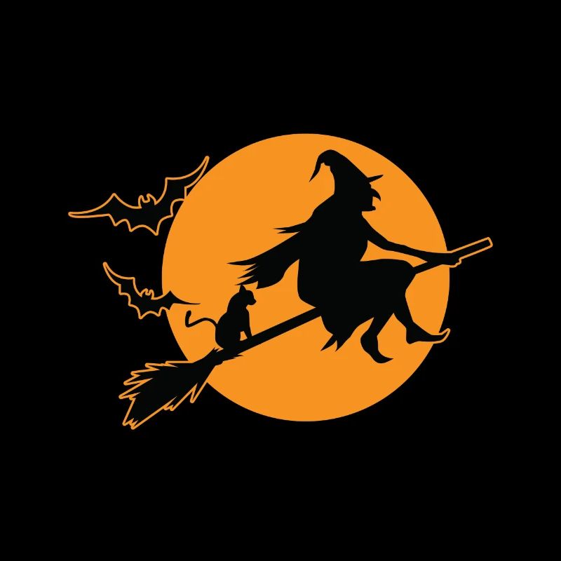 Sorcière sorcière balai Halloween