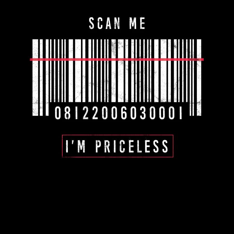 Say funny party gift bar code irony