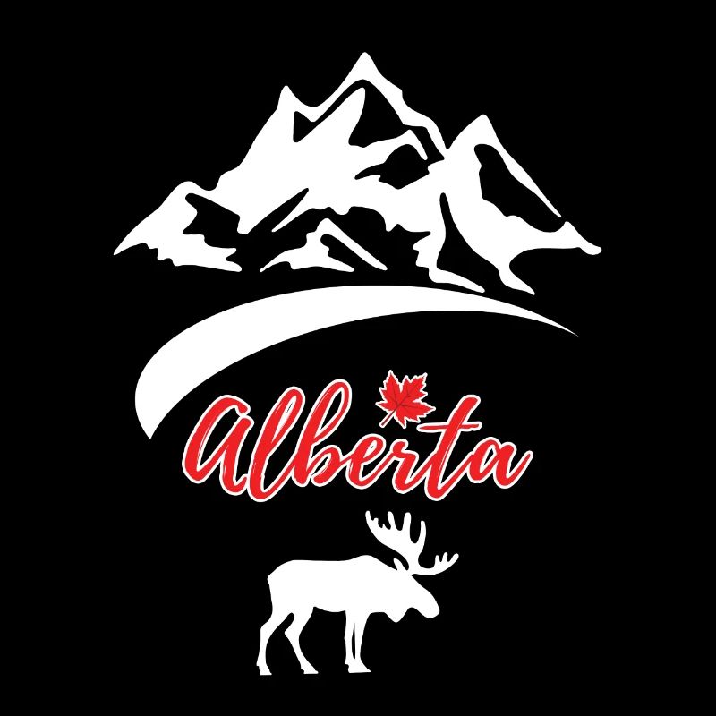 Alberta Canada cadeau d'orignal blanc