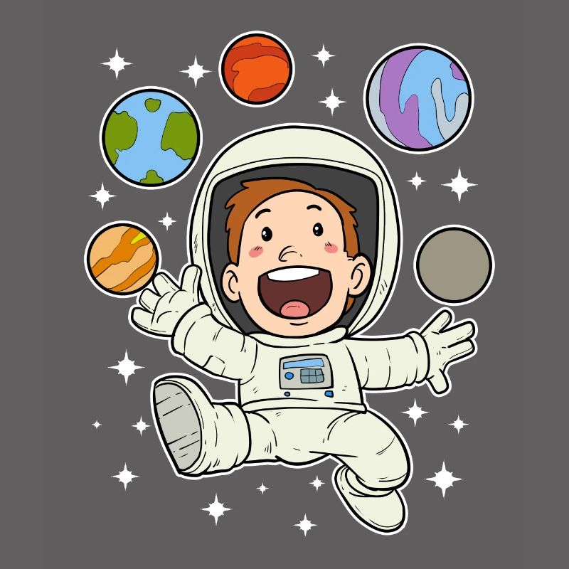 Astronaute planète étoile espace espace spatial