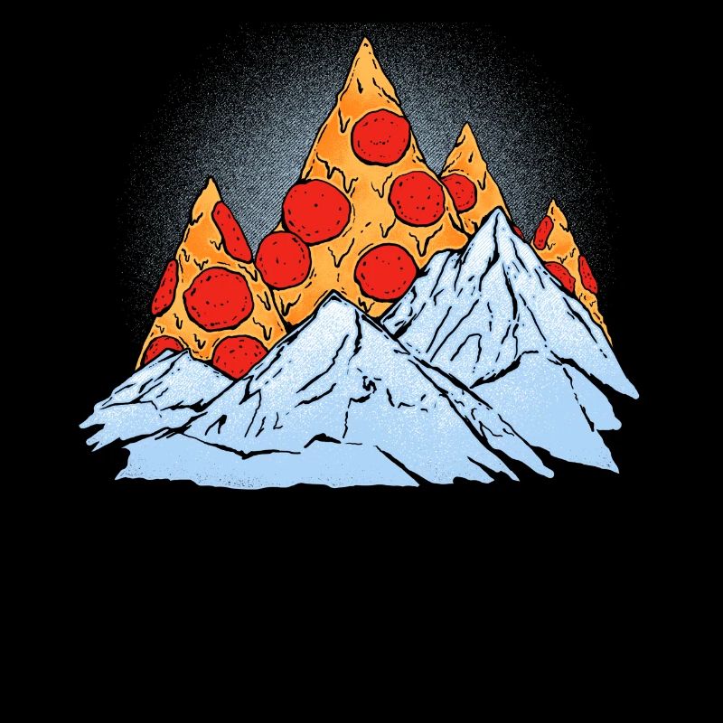 Pizza Berg Geschenk