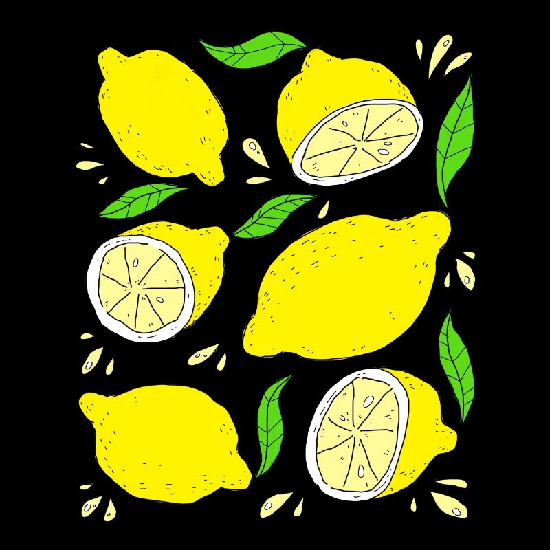 Sparkling sour lemons