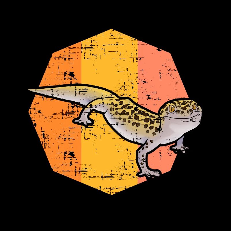 Gecko Tier Reptil Geschenk Eidechse tierisch