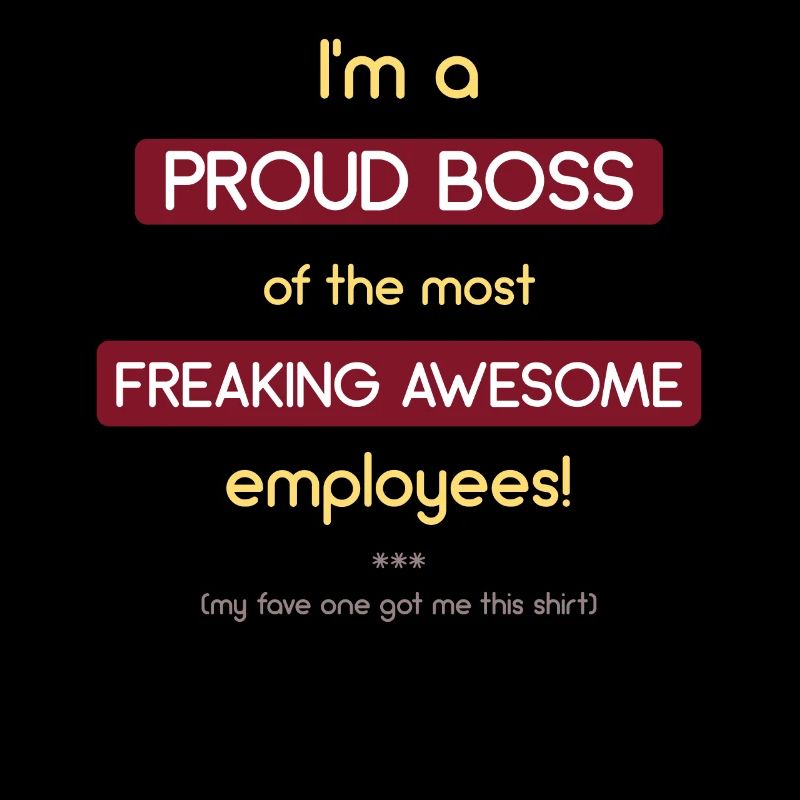 Ich bin ein stolzer Boss