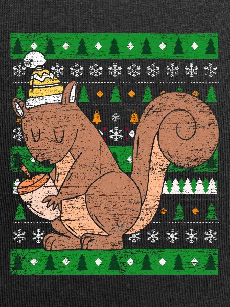 Ugly Christmas Squirrel