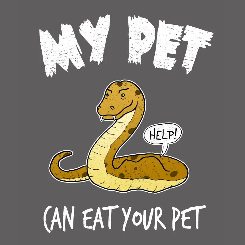 Cadeau drôle d'animal familier de python de serpent