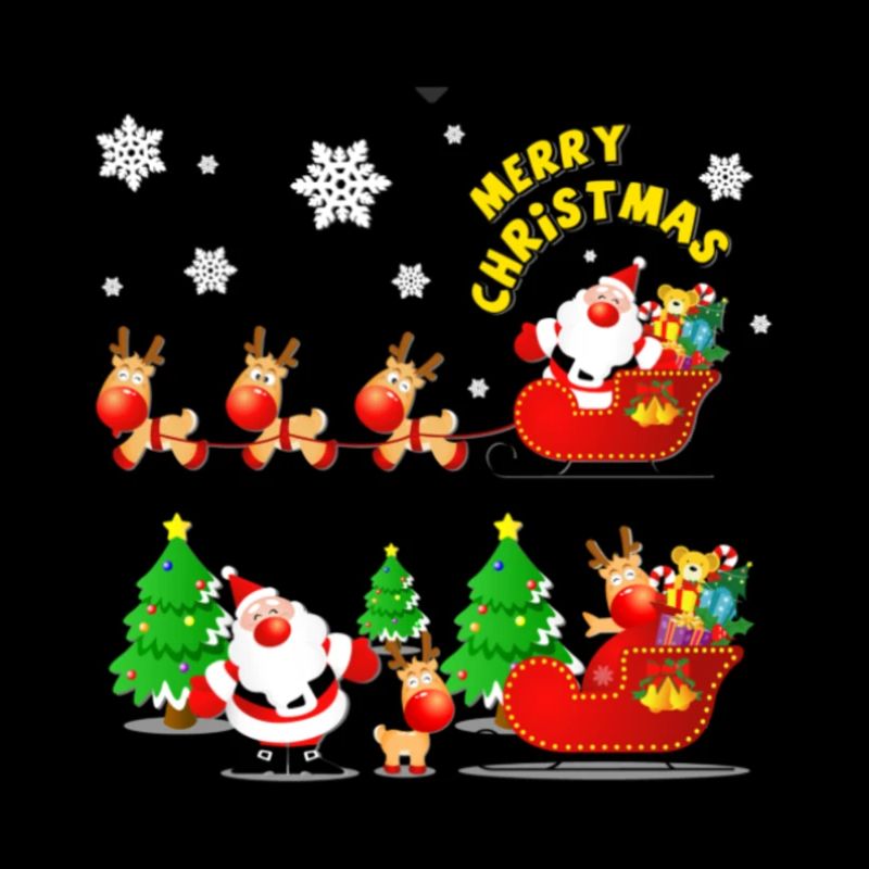 Krankenschwester Squad Santa Reindeer Christmas Flossing Tee