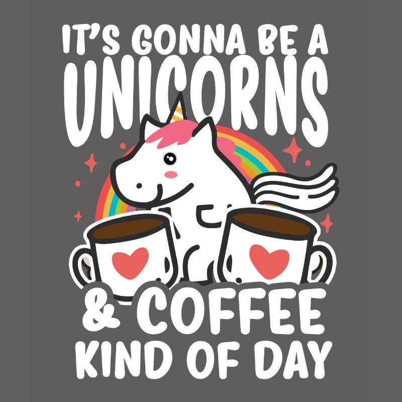 Einhörner und Kaffee - Einhorn