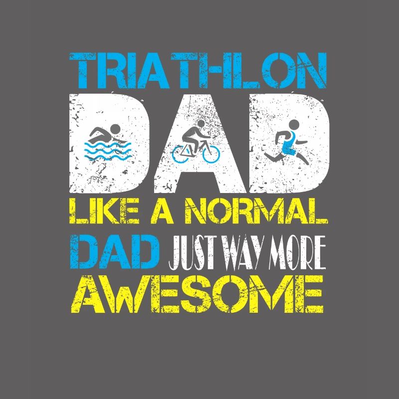 Triathlon papa juste comme un papa normal juste comme ça