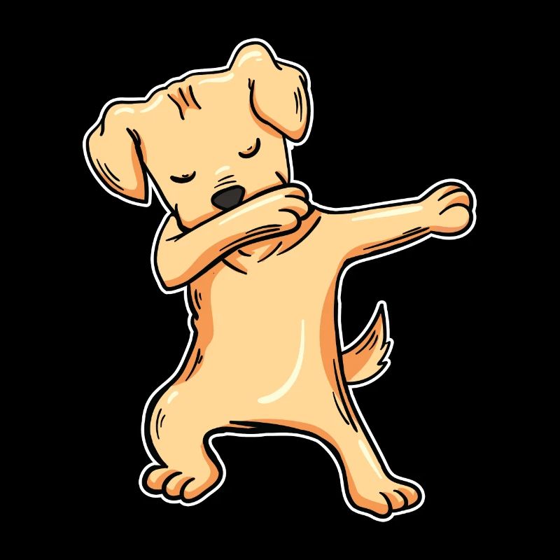 Labrador Retriever Dog Dabbing Dance Gift