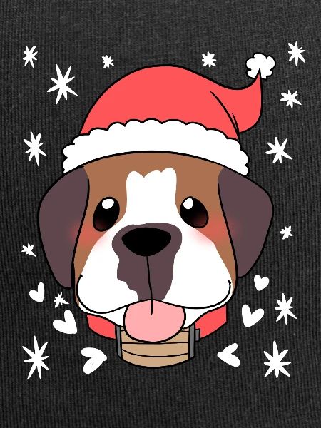 Weihnachten – Weihnachtspullover – Bernhardiner
