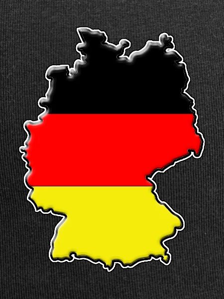 Germany flag map