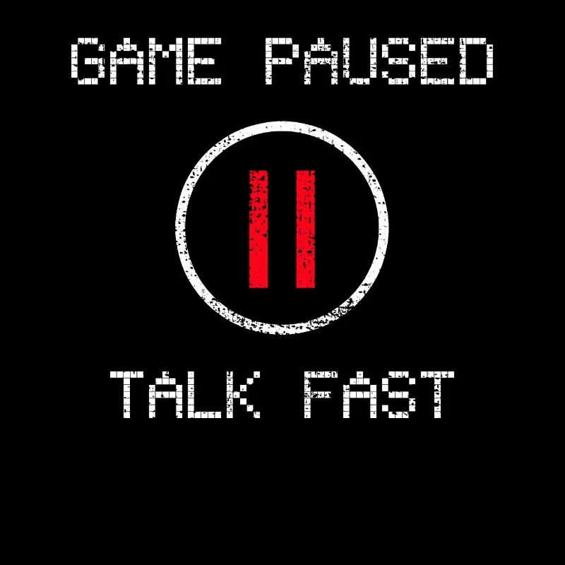 Gamer Pause Pause Vintage