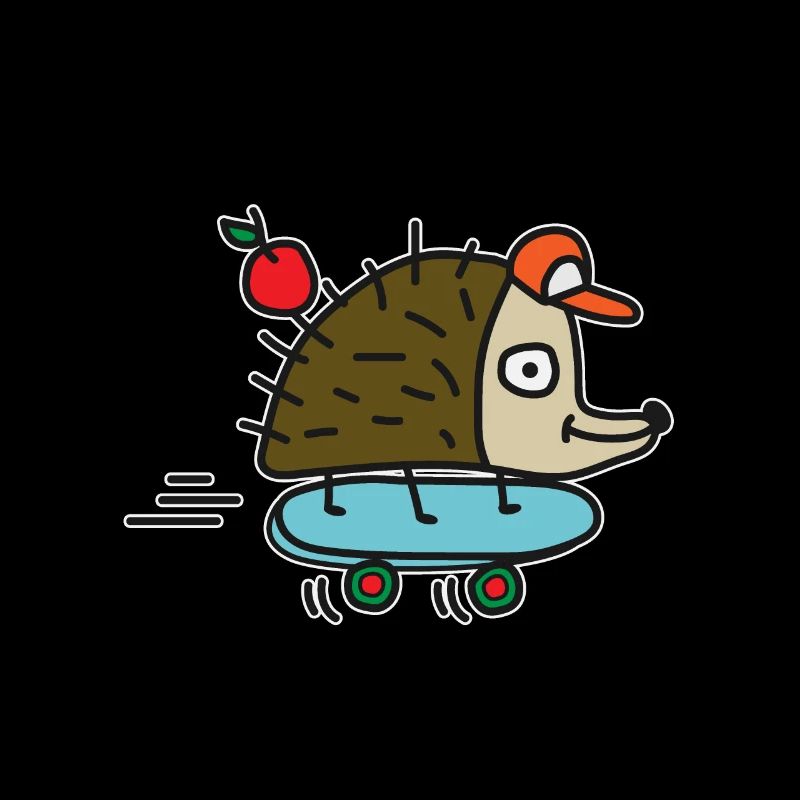 Skateboard Igel Skateboarding Freestyle Hobby Kind