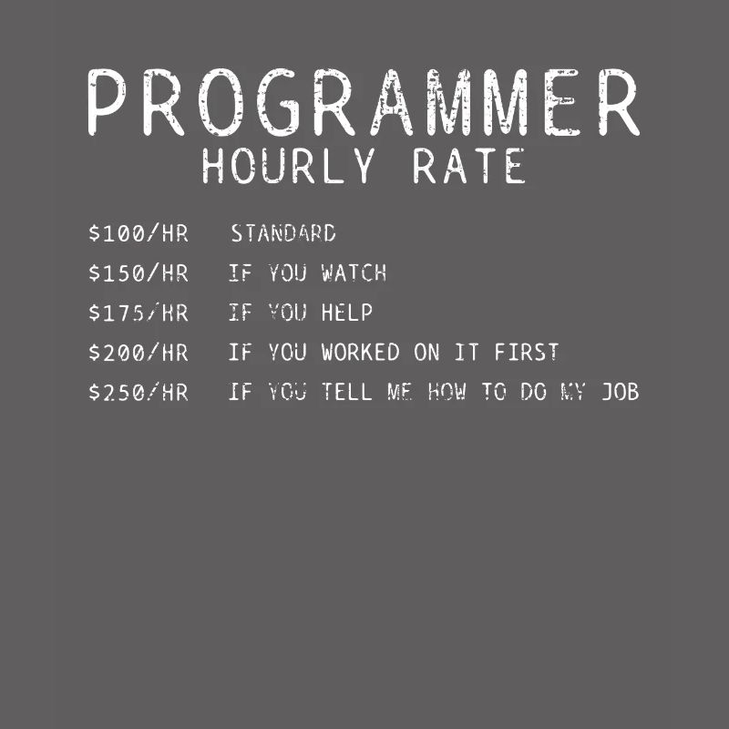 Programmer hourly wage