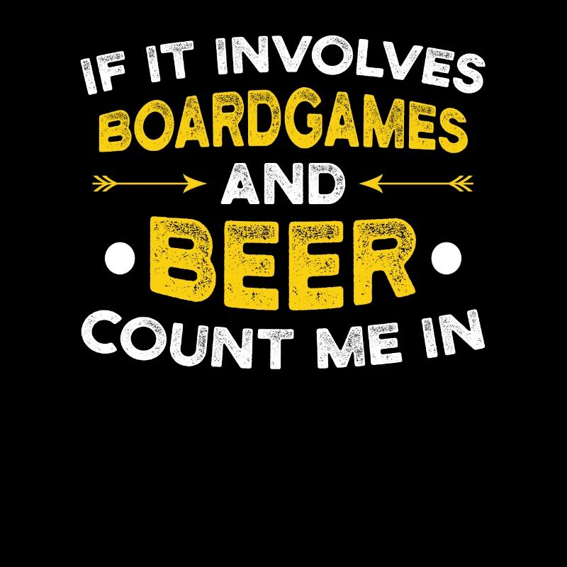 Brettspiele und Bier ich bin dabei Geschenk