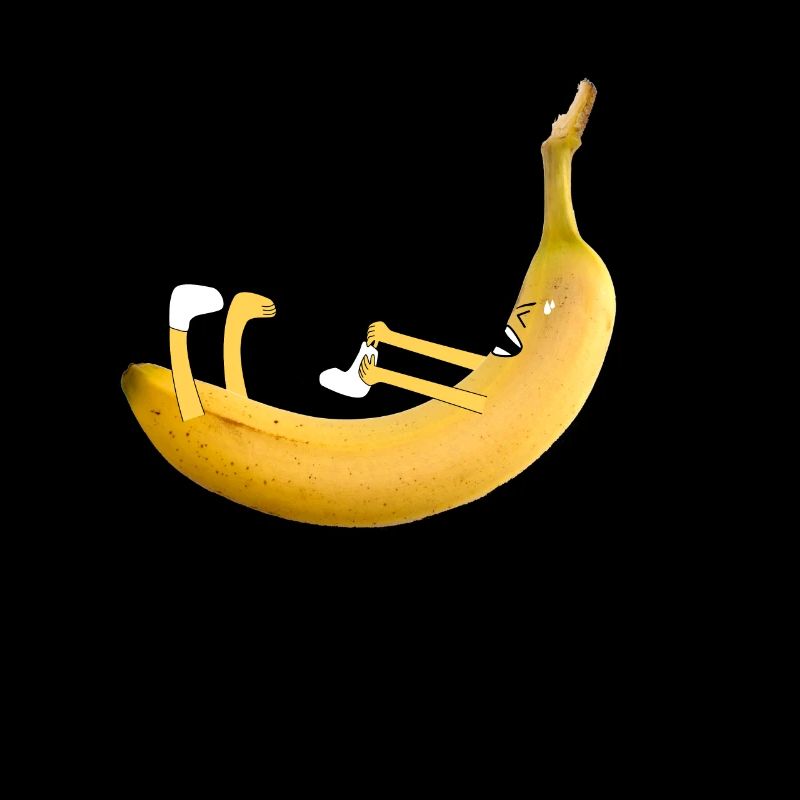 Funny funny banana socks donning gift
