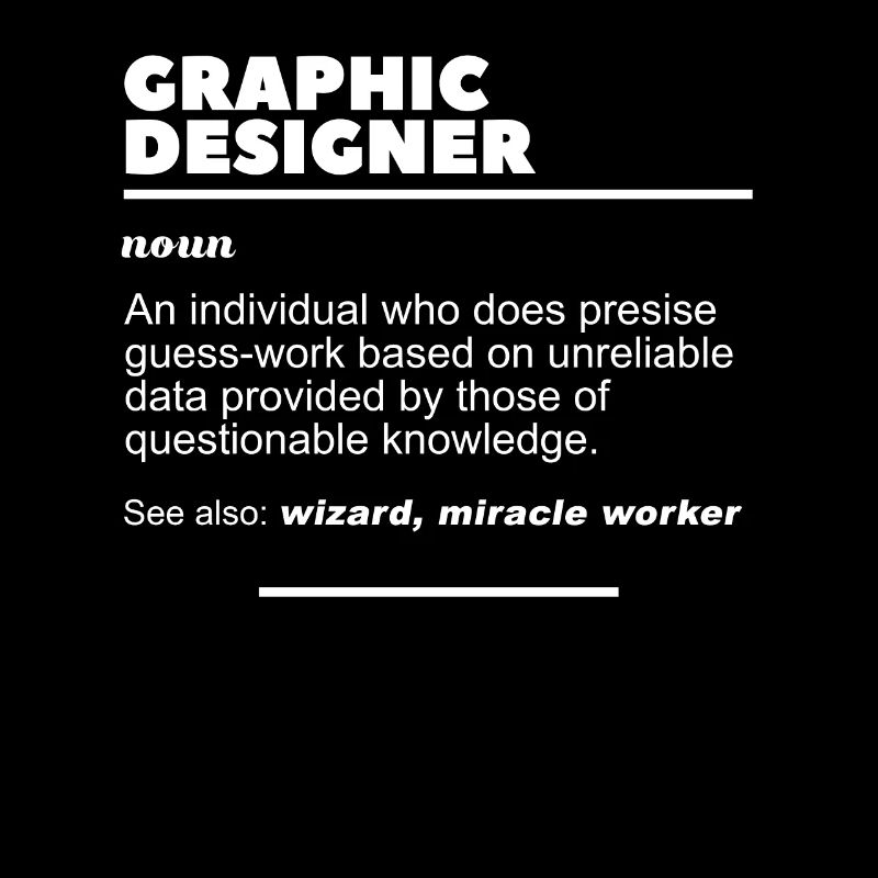 Graphiste disant profession métier graphiste cadeau