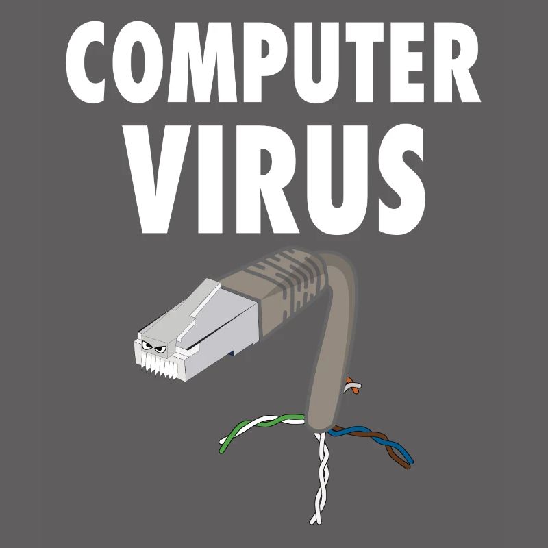 computer virus pc trojaner mailware spyware grafik