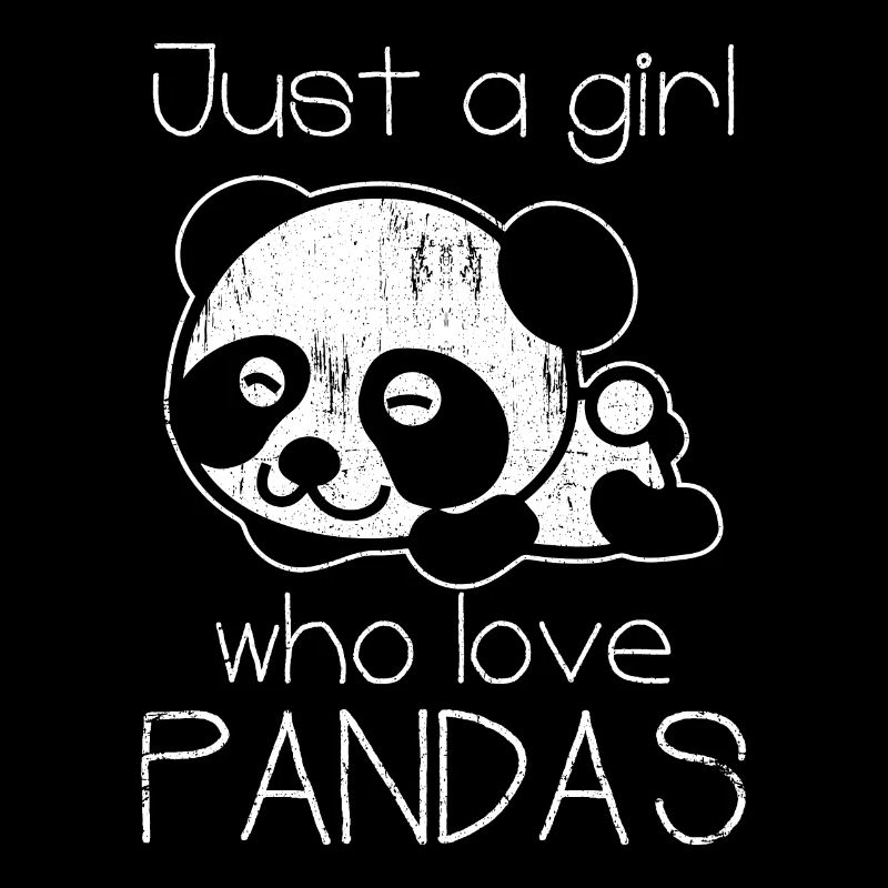 Panda lieben Mädchentier