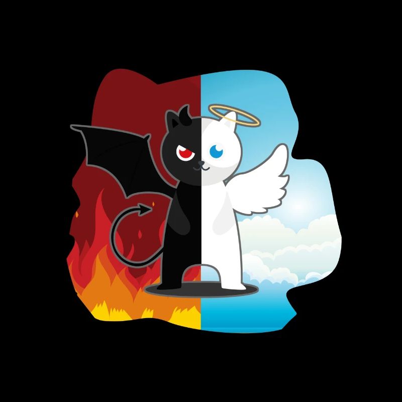 Chat chat anges mal mal mignon Miau